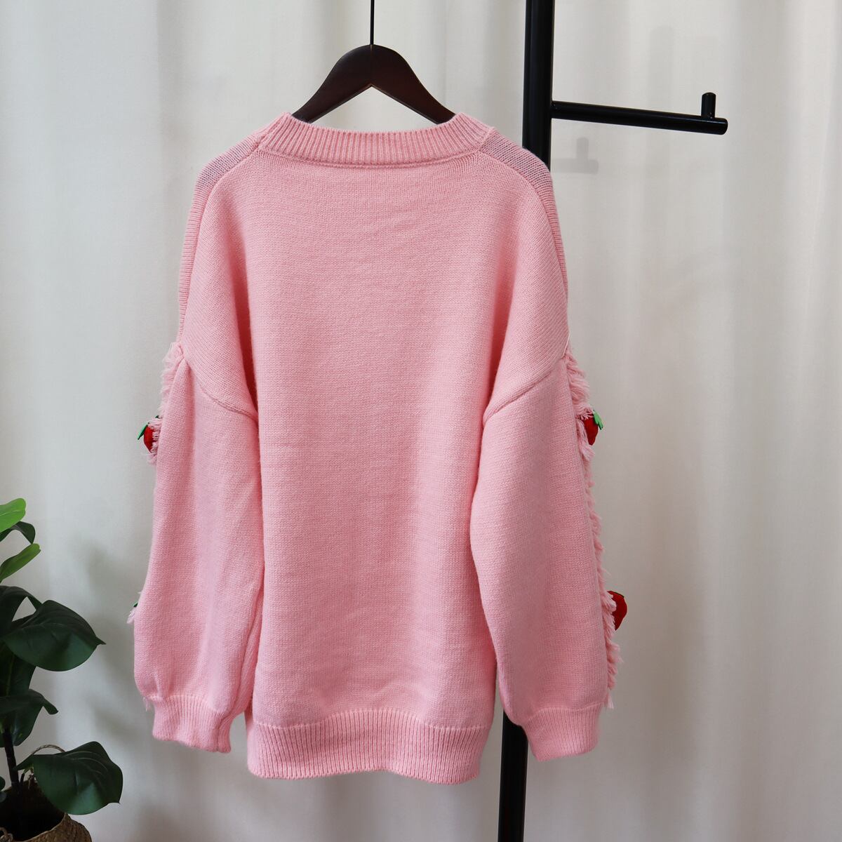 【tops】クルーネックニットセーター　M18922