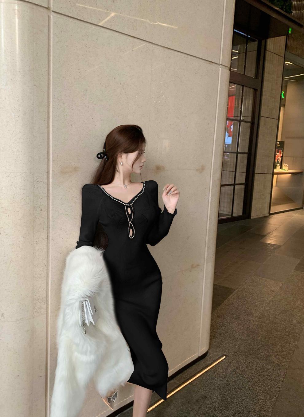 【dress】ニットワンピース　M27918