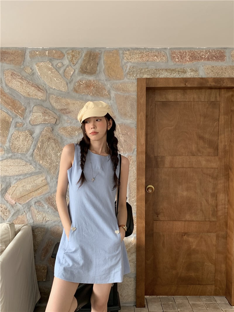 【dress】ノースリーブワンピース　M24439