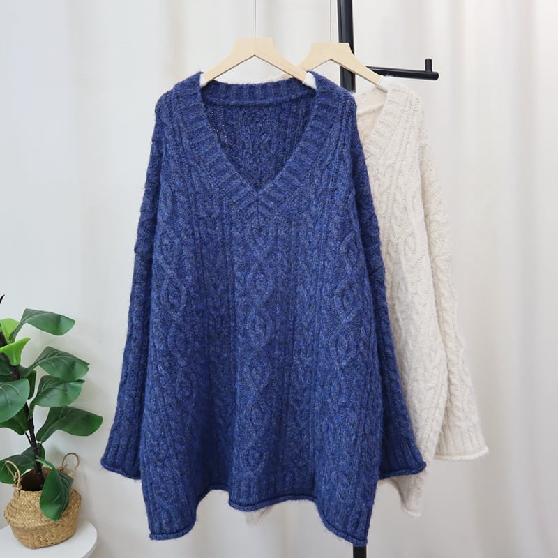 【tops】Vネックニットセーター　M27882