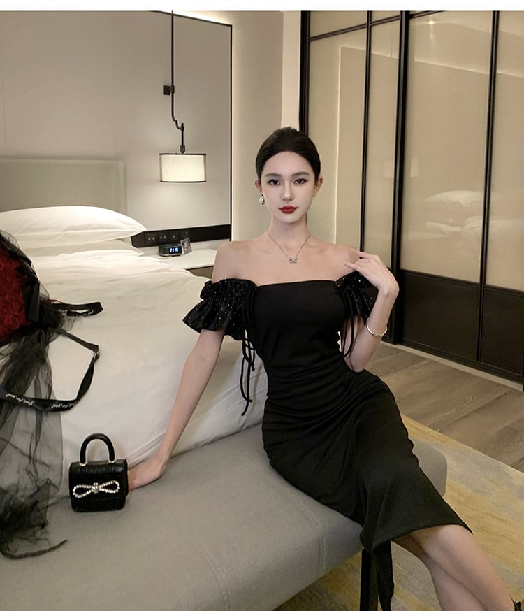 【dress】オフショルダーワンピース G20127