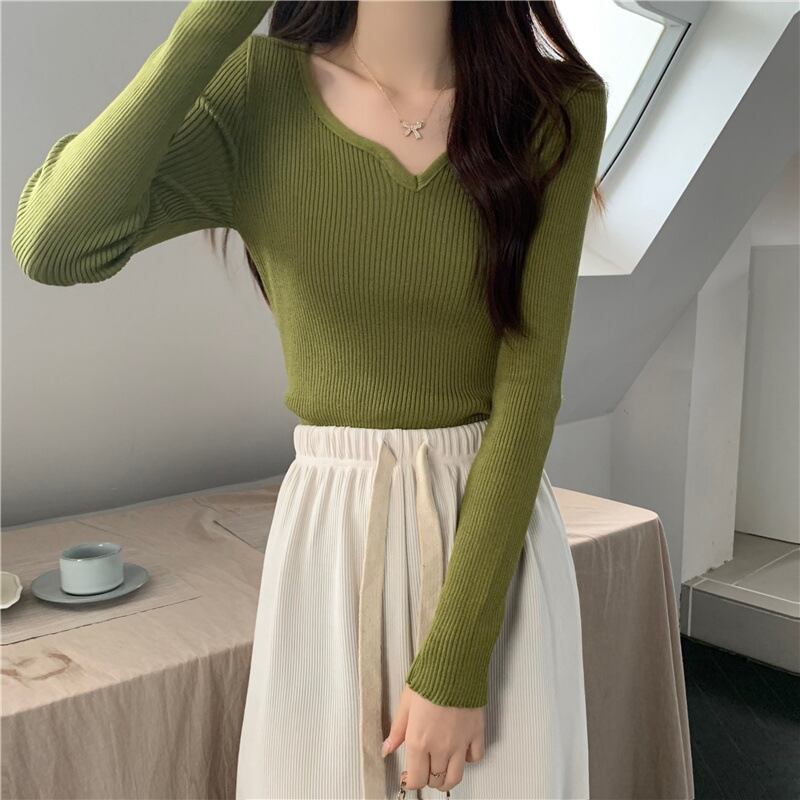 【tops】ニットトップス　M28069