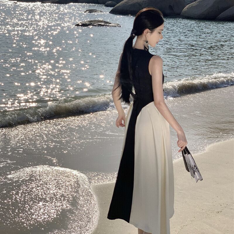 【dress】カラーマッチングワンピース G20125