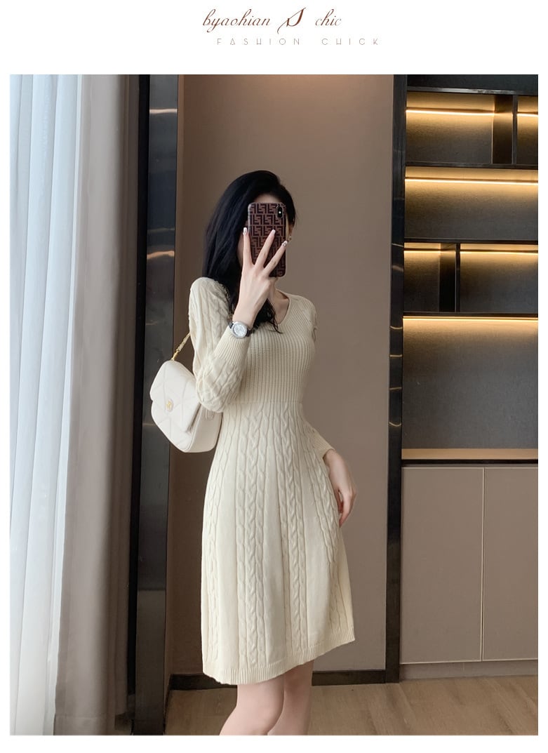 【dress】ニットワンピース　M25515