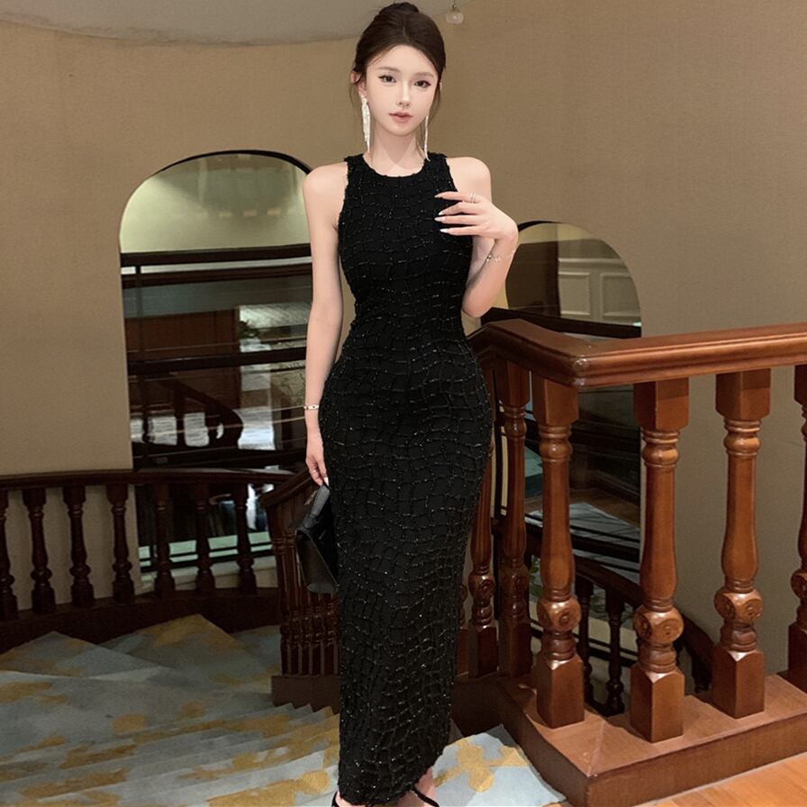 【dress】ラウンドネックワンピース G21059