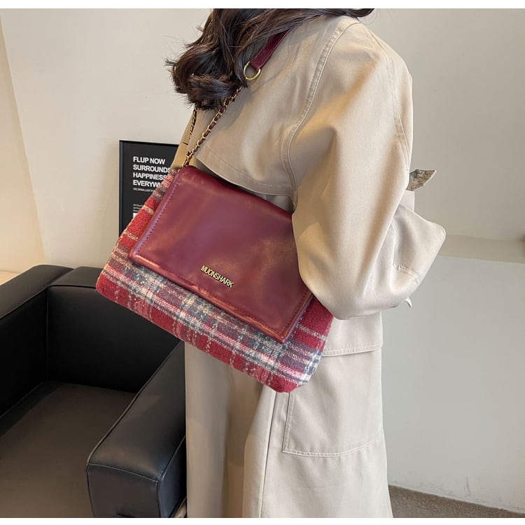 【小物】大容量ジッパーショルダーバッグG20148