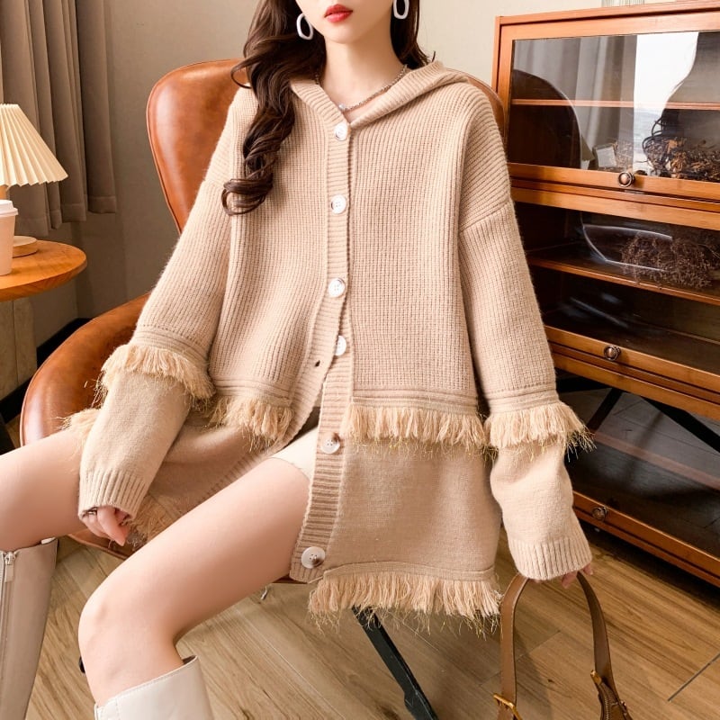 【outer】ニットカーデ　M26028