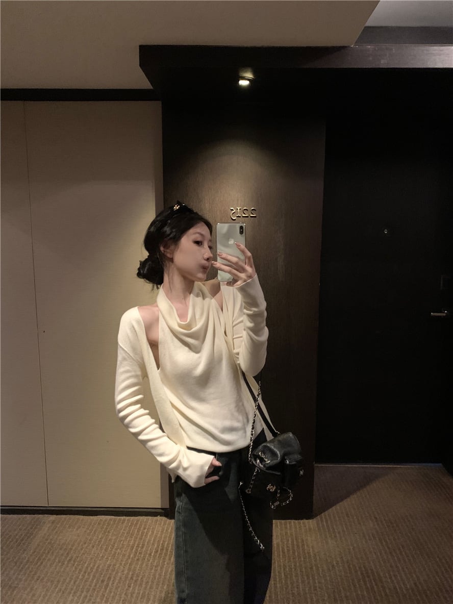 【outer】ドッキングニットカーデ　M28713