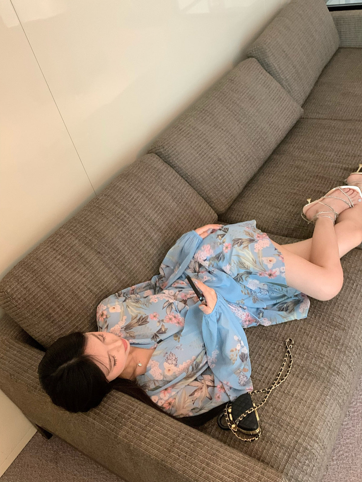 【dress】花柄ワンピース　M24516