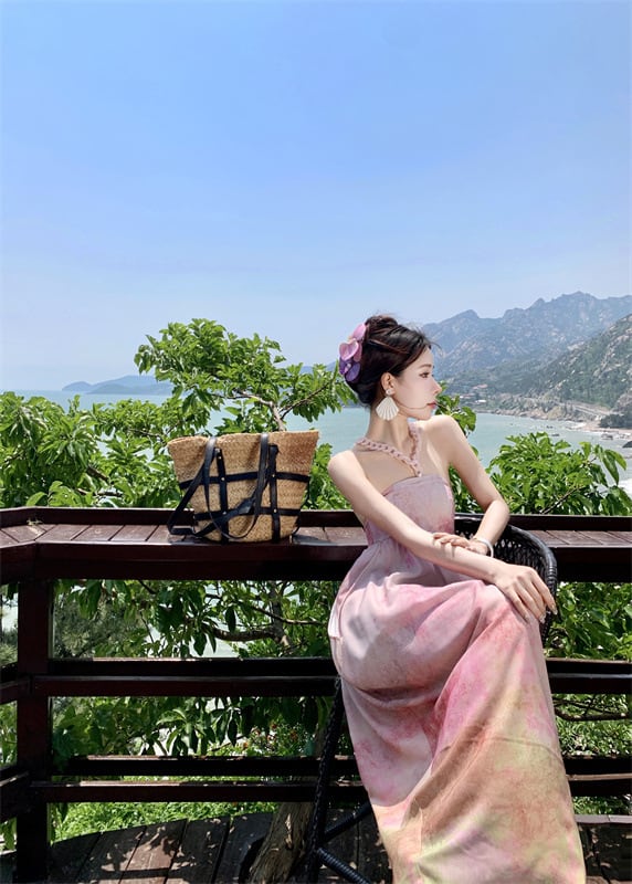 【dress】プリントワンピース　M24863