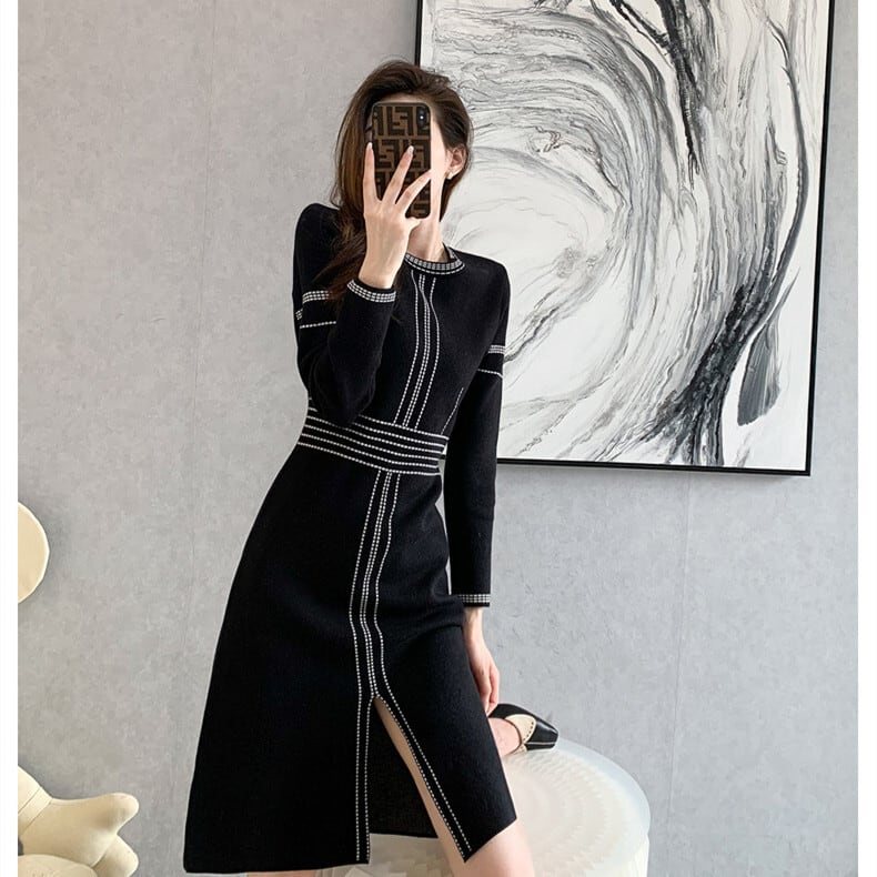 【dress】ニットワンピース　M25509