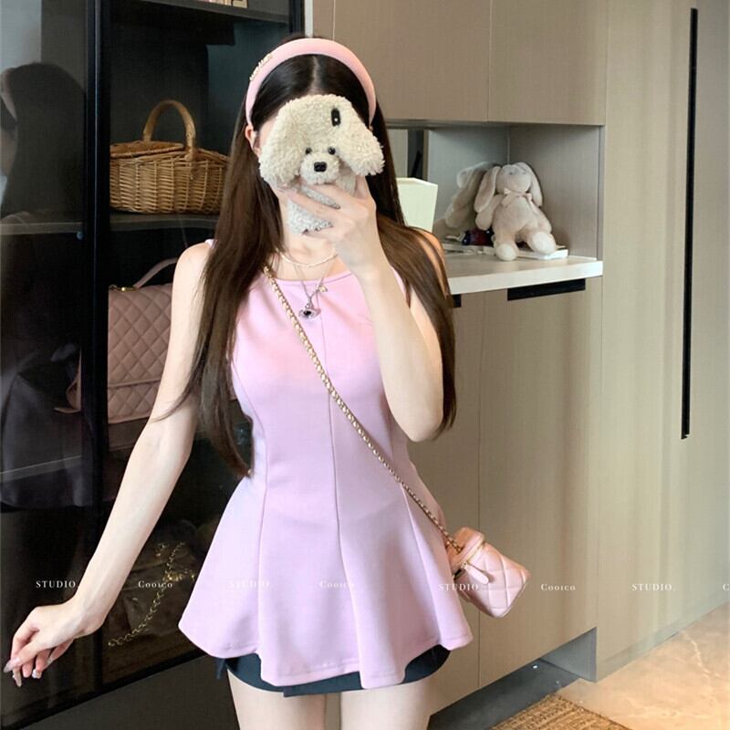 【tops】ノースリーブバックレストップス　M29979