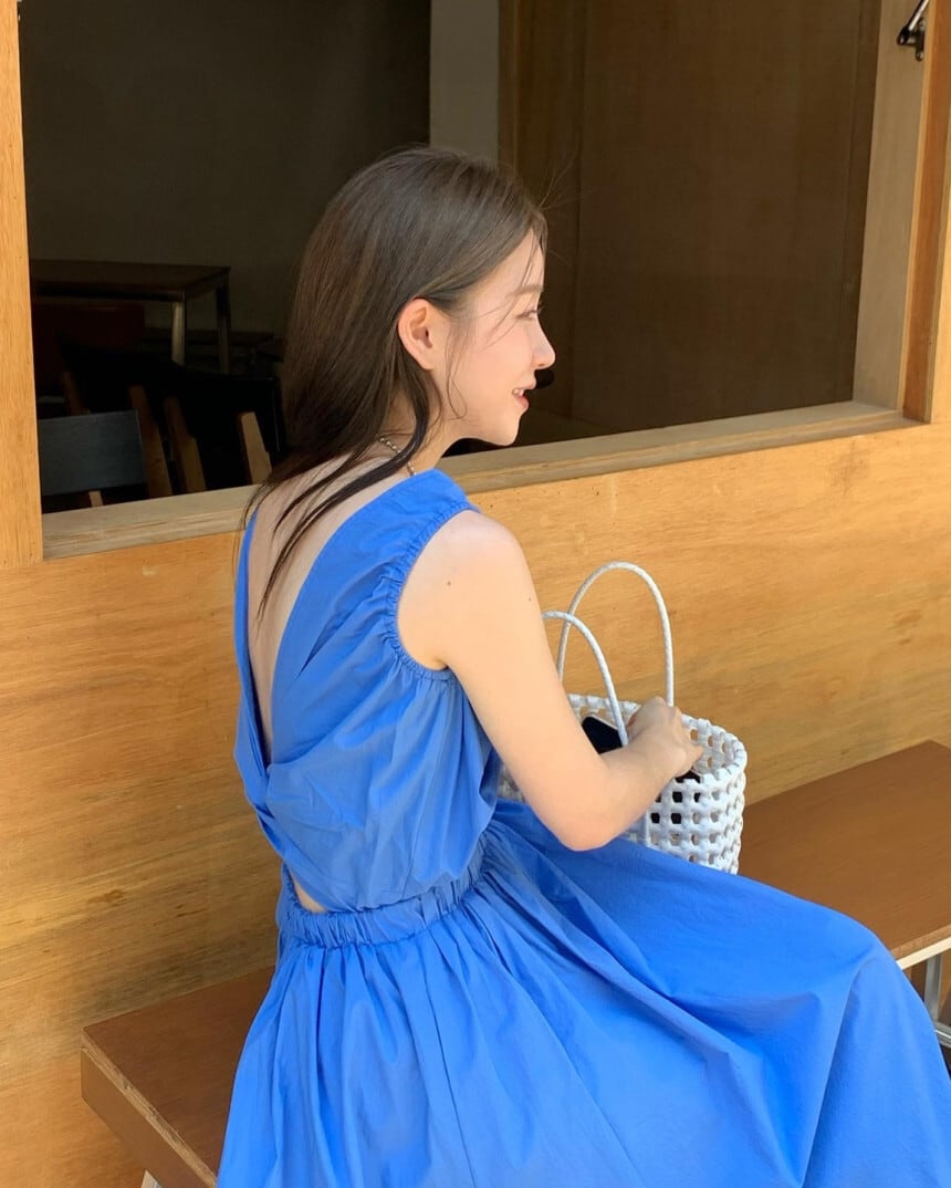 【dress】バックレスワンピース　M25066