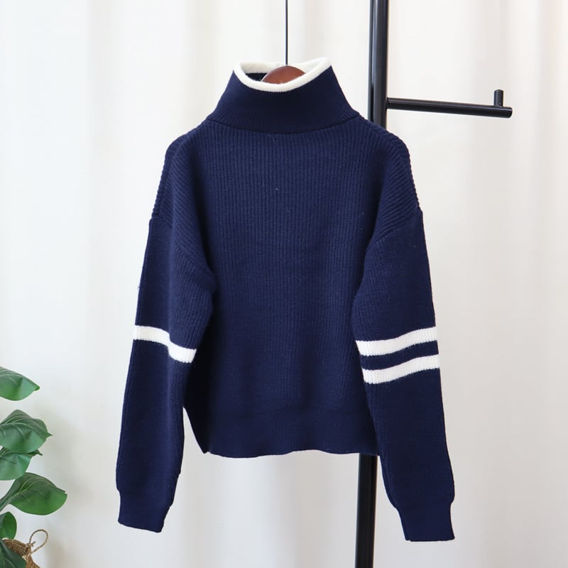 【tops】ファスナーニットセーター　M27887