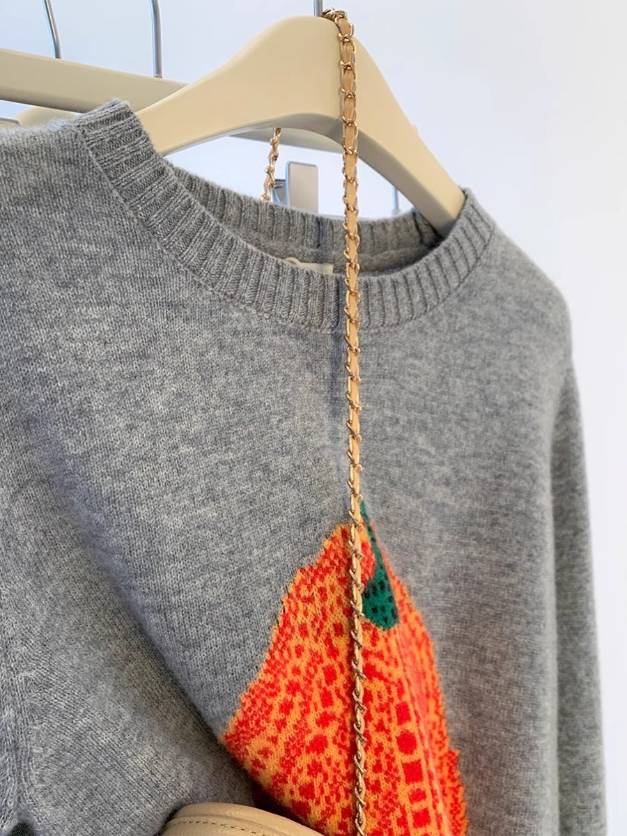 【tops】クルーネックニットセーター　M29241