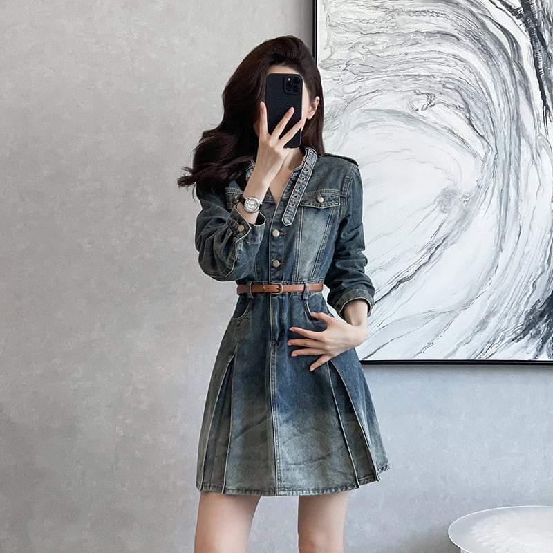 【dress】デニムワンピース　M27188