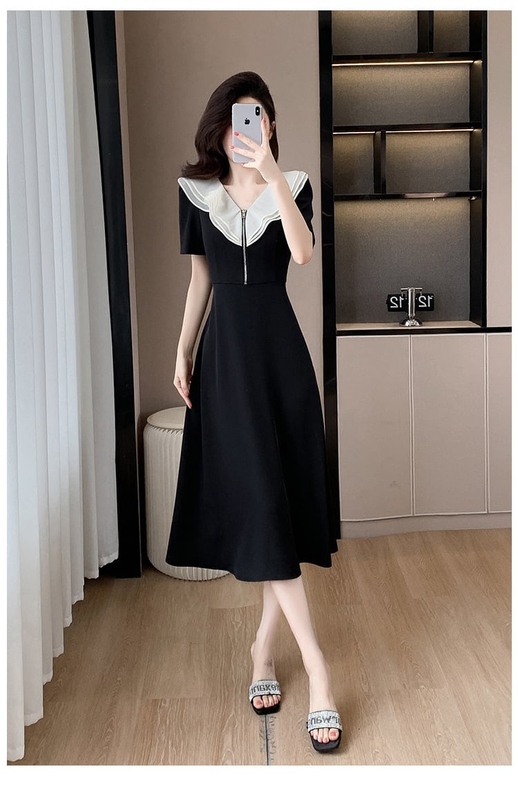 【dress】フリルデートワンピース　M24563