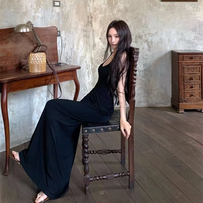 【dress】ロングキャミワンピース Q8267