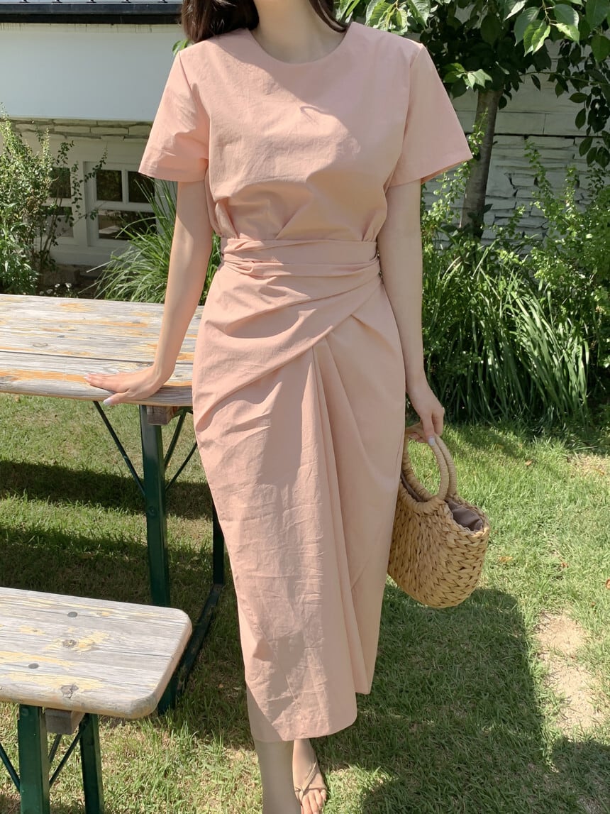 【dress】無地ワンピース　M24810