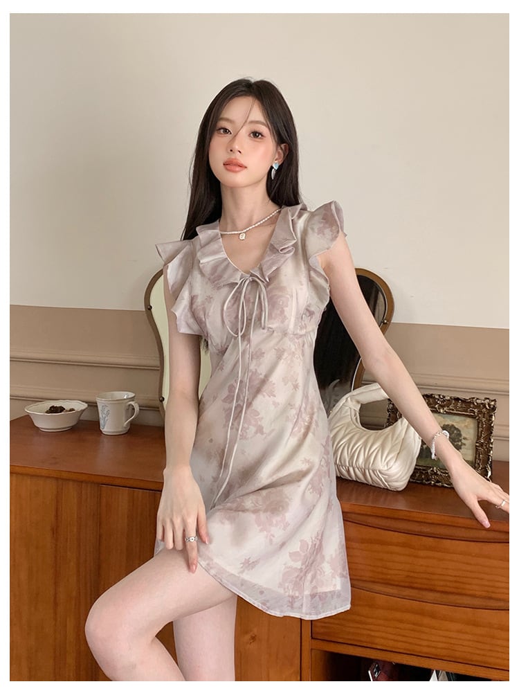 【dress】フリルワンピース　M24718