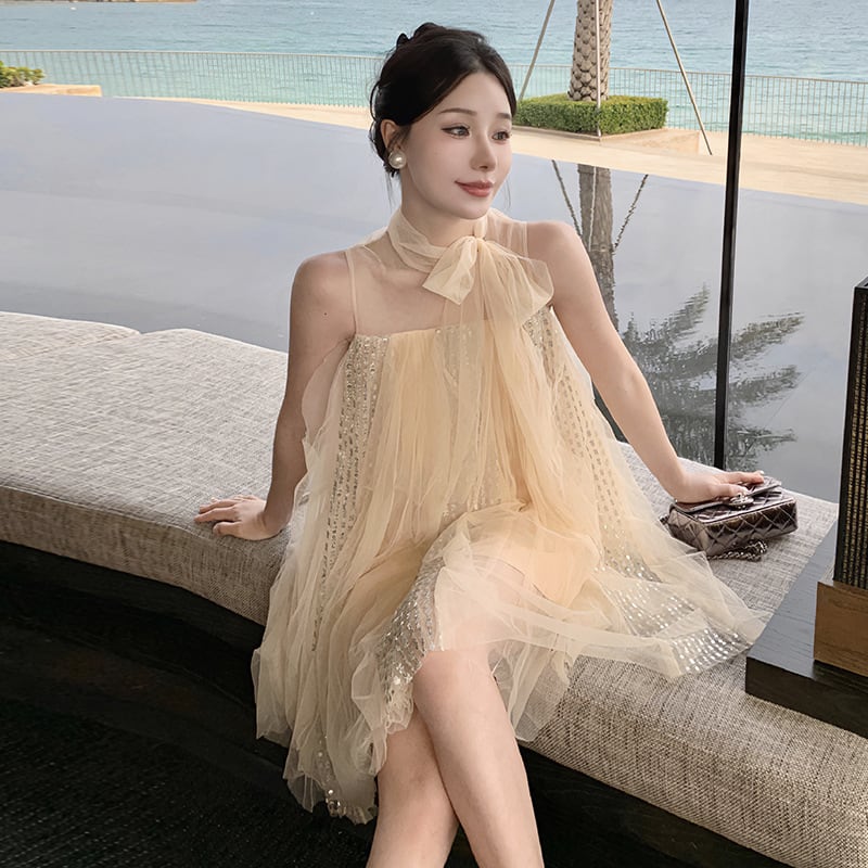 【dress】ノースリーブワンピース　M25288