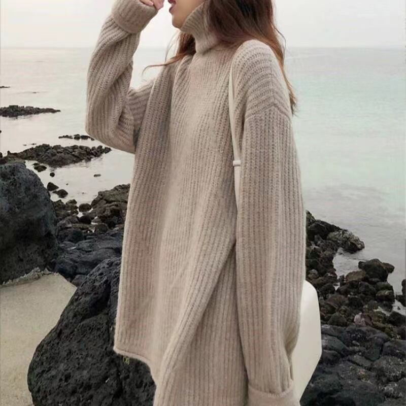 【tops】ハイネックニットセーター　M17997