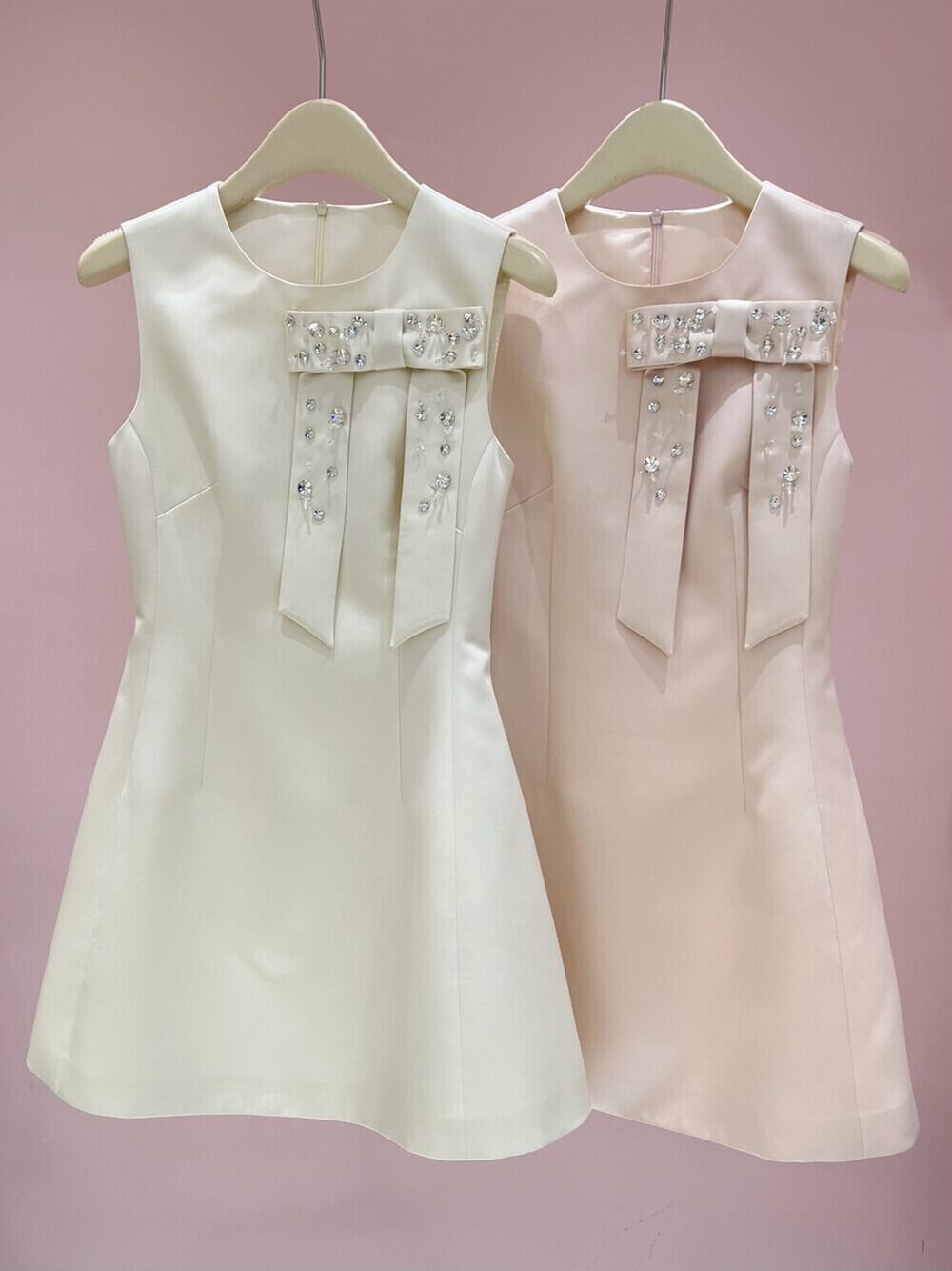 【dress】リボンミニワンピース　N3534