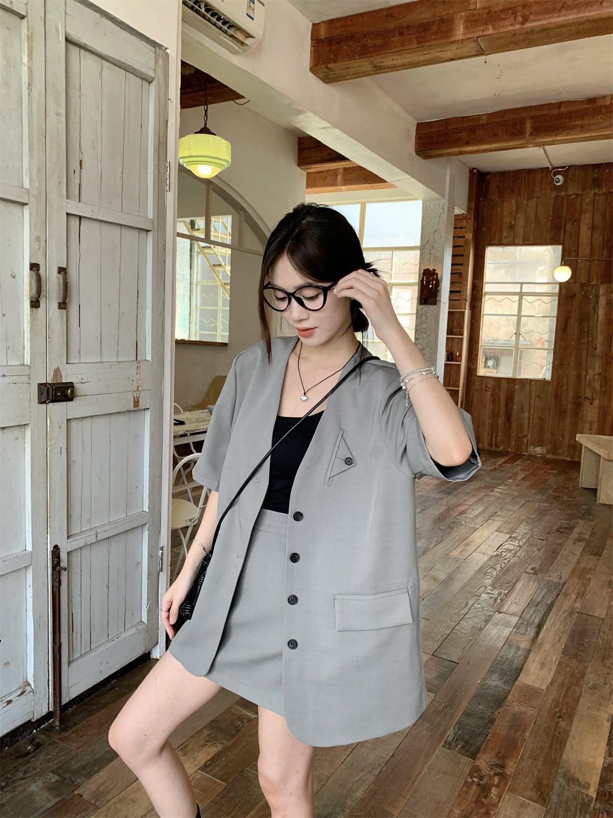 【set】ジャケット×スカートセット    N2671