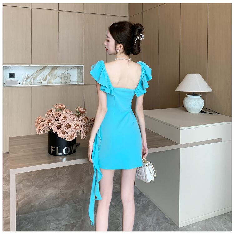 【dress】フリルタイトキャミワンピース G20255