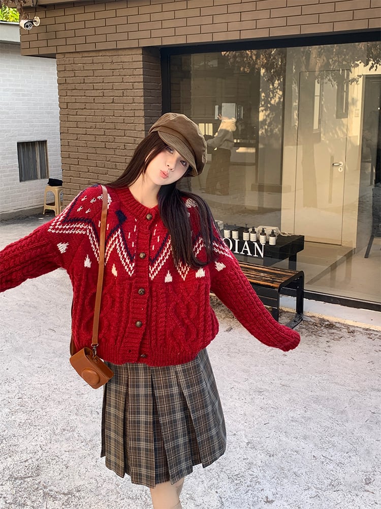 【outer】ニットカーデ　M27681