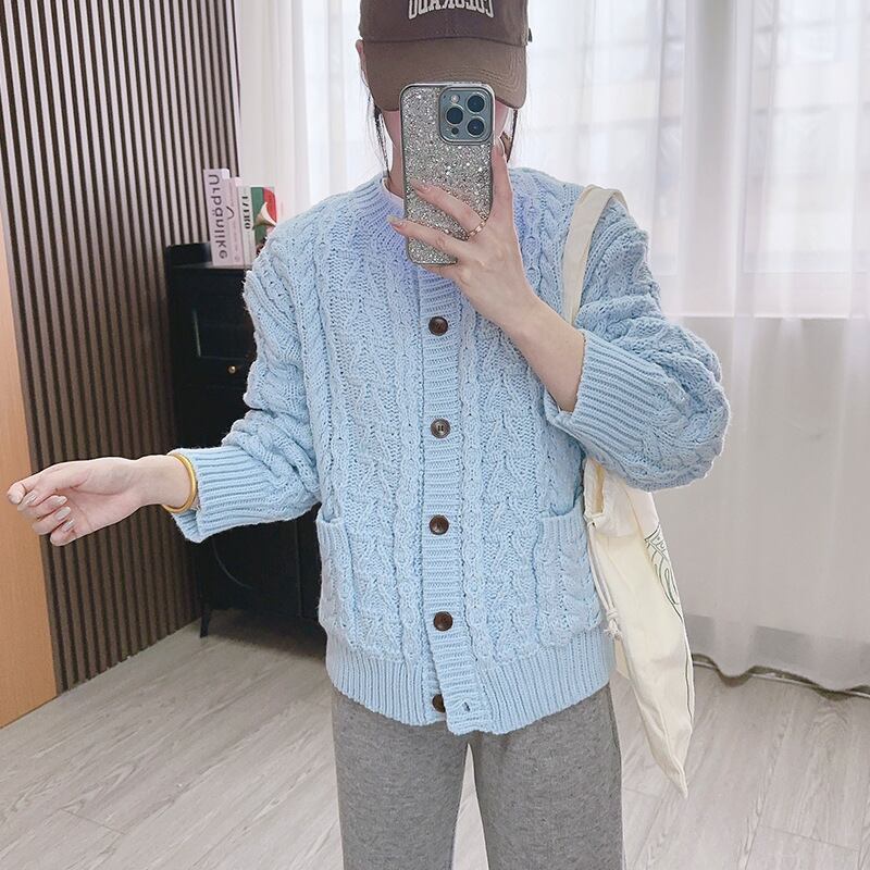 【outer】ニットカーデ　M27402