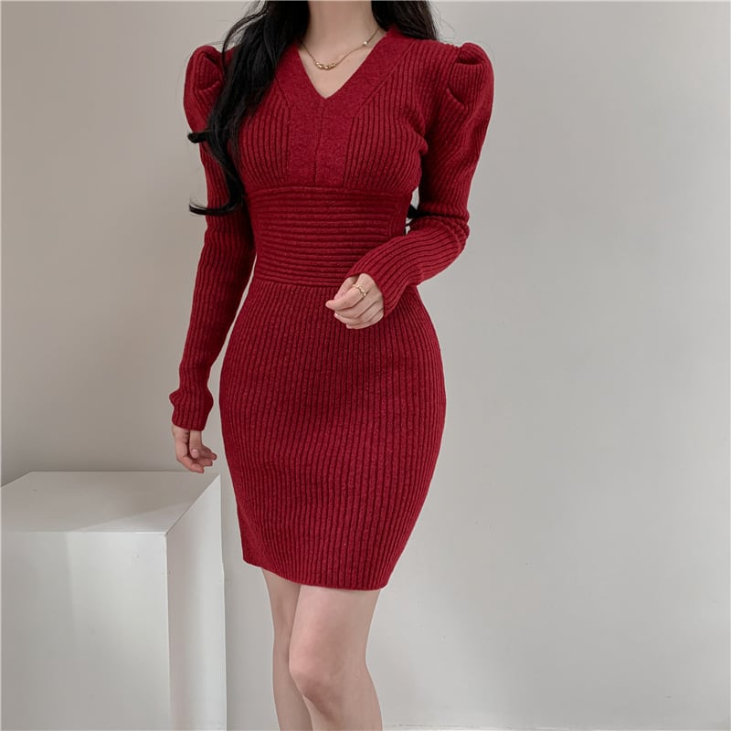 【dress】ニットワンピース　M25703