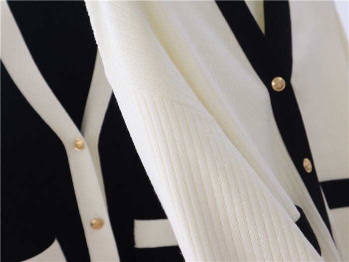 【outer】Vネックニットカーデ　M27234