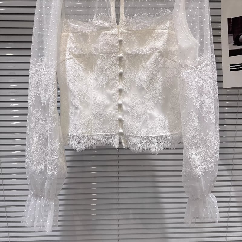【tops】チュールドッキングレーストップス Q8162