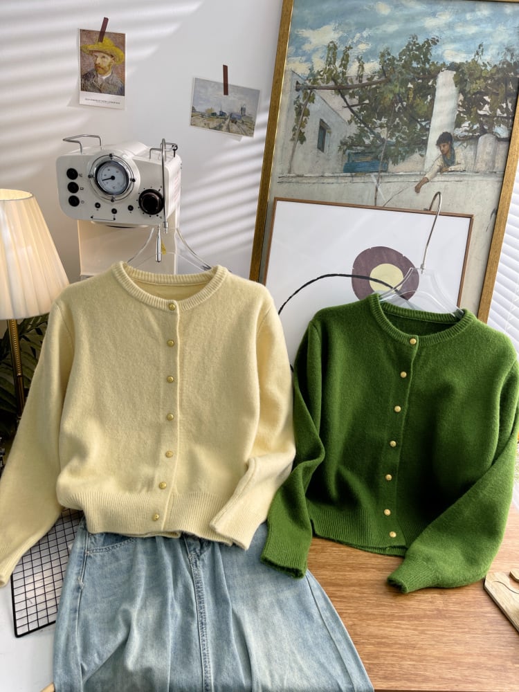 【outer】シンプルカーディガン     N2824