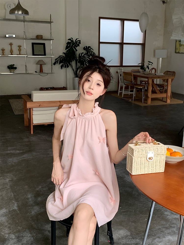 【dress】ホルターネックワンピース　M24824