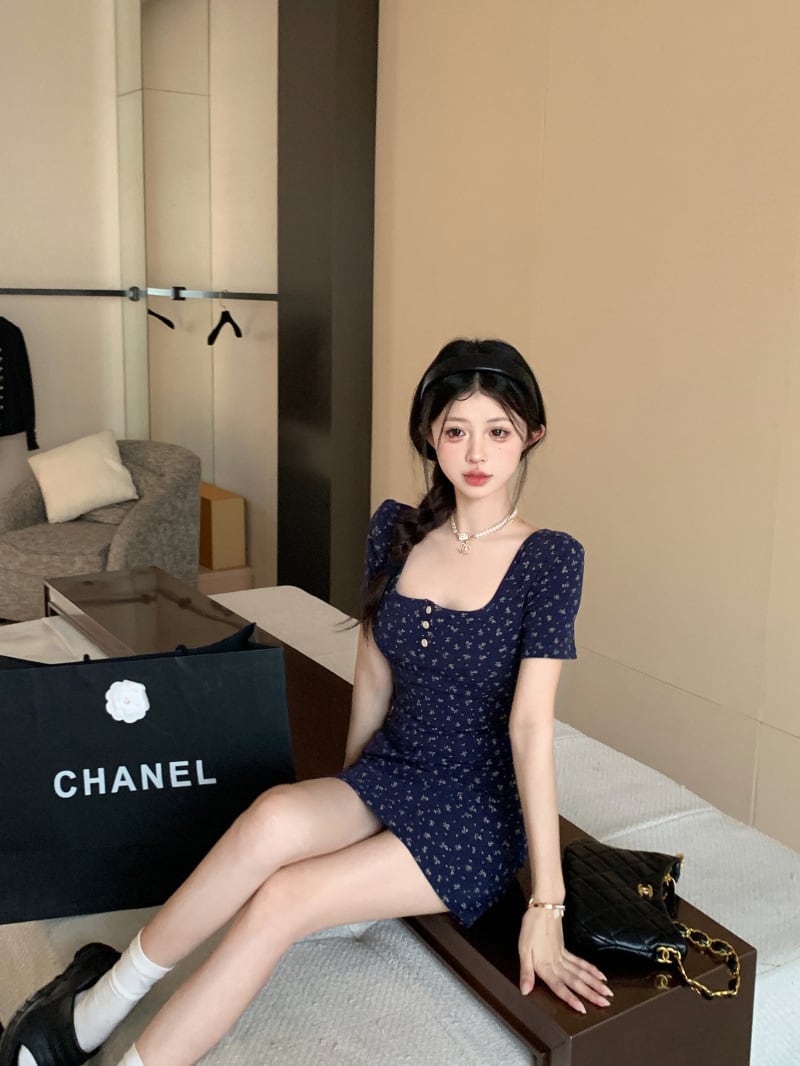 【dress】バックレスワンピース　M24787