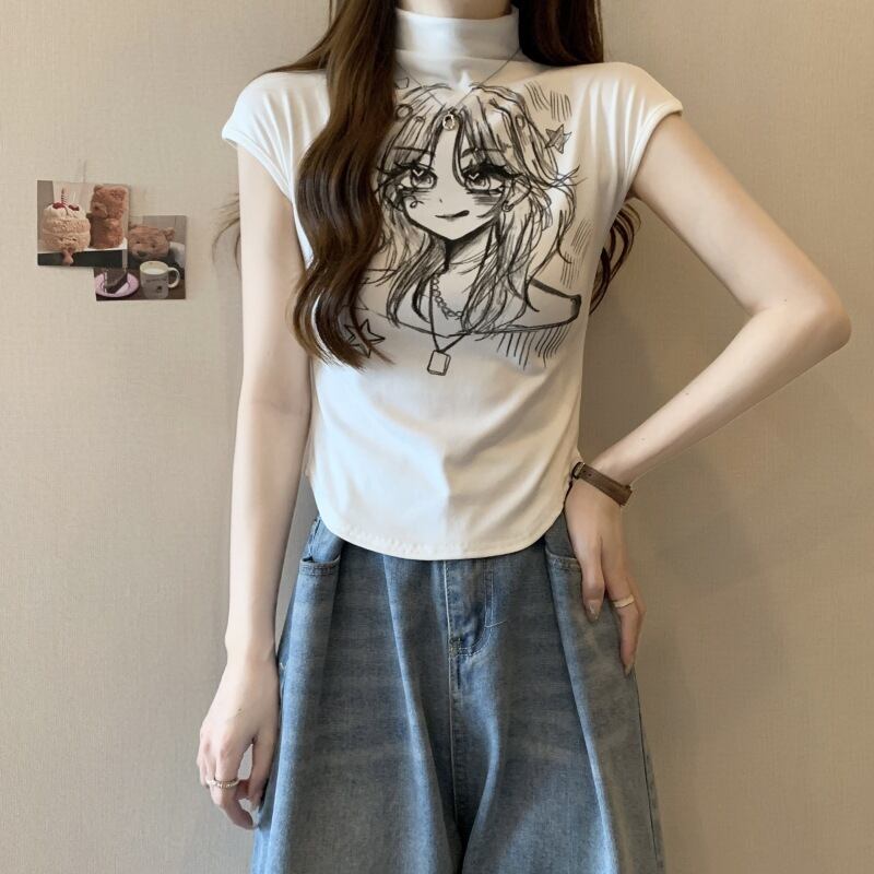 【tops】ハーフネックTシャツG20245