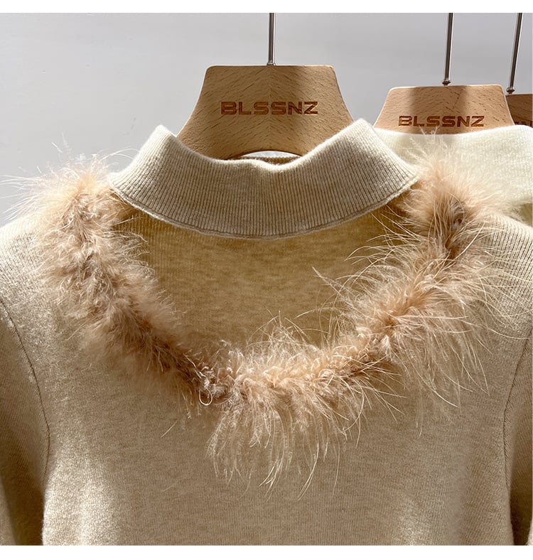 【tops】ファーニットトップス　M27760