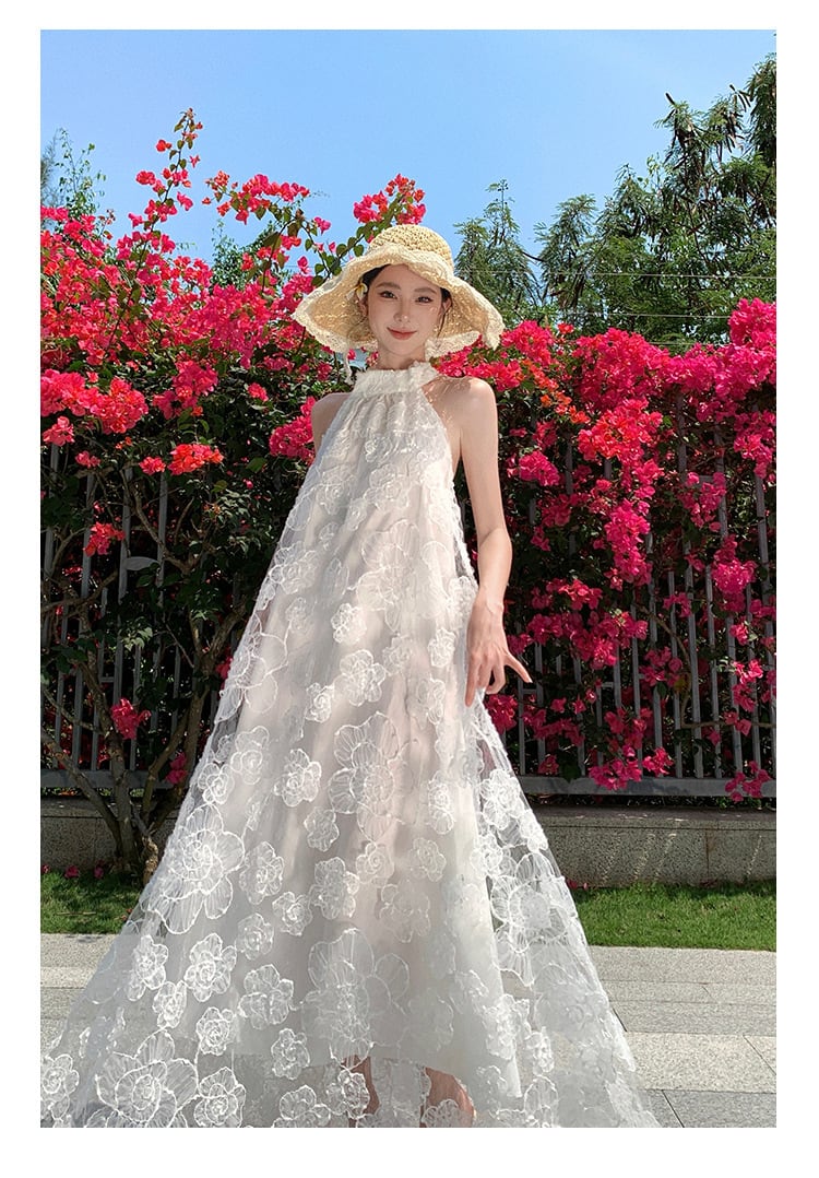 【dress】ホルターネックワンピース　M25290
