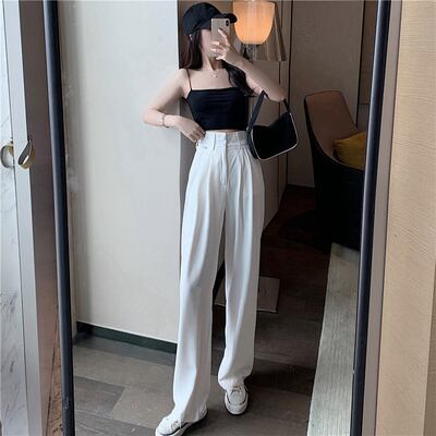 【bottoms】合わせやすいルーズハイウエストガウチョパンツ3色