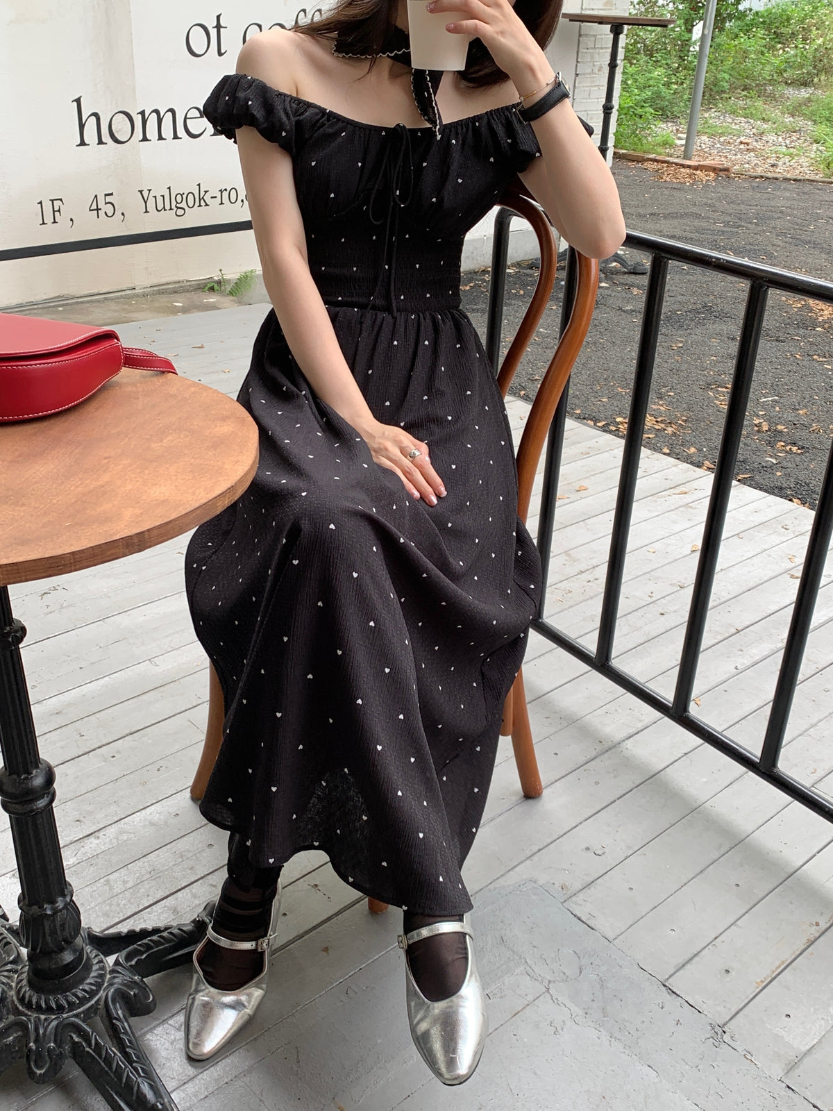 【dress】ハート柄ワンピース　M23885