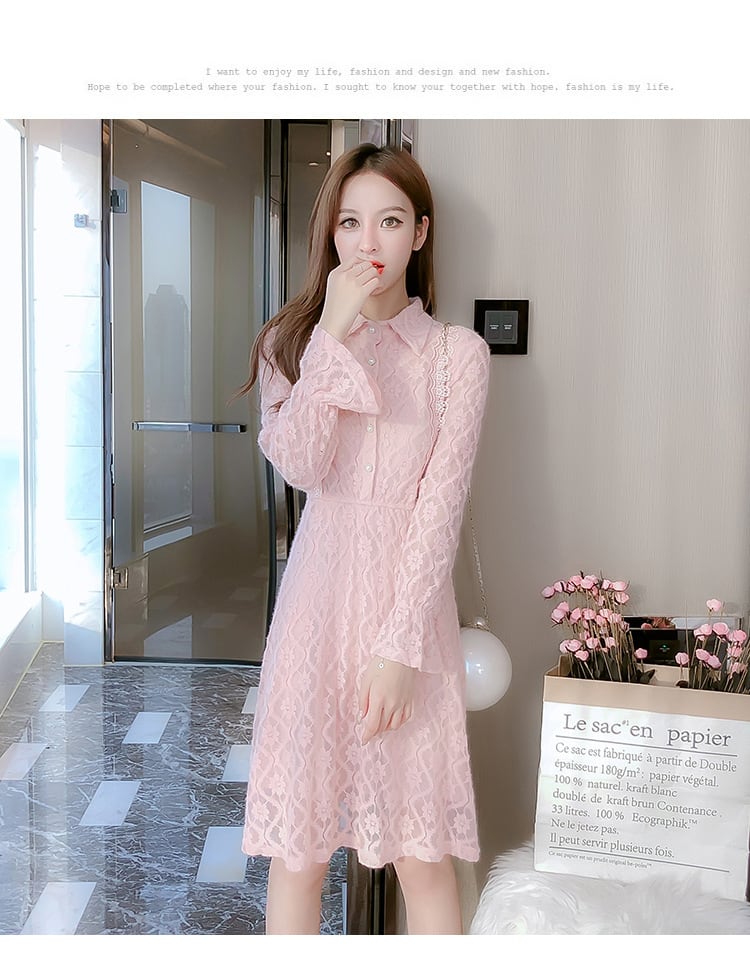 【dress】レースワンピース　M25357