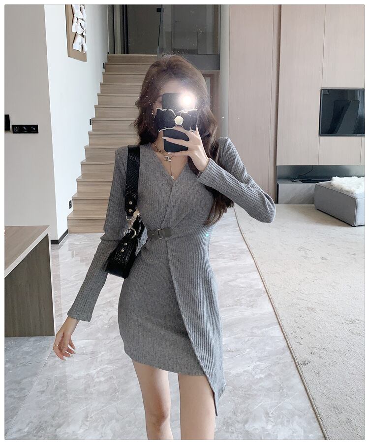 【dress】ニットワンピース　M18563
