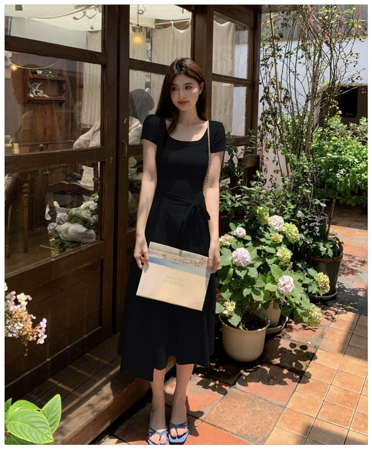 【dress】無地ワンピース　M24655