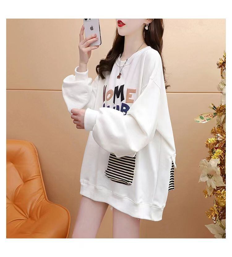 【tops】クルーネックパーカー　M18556