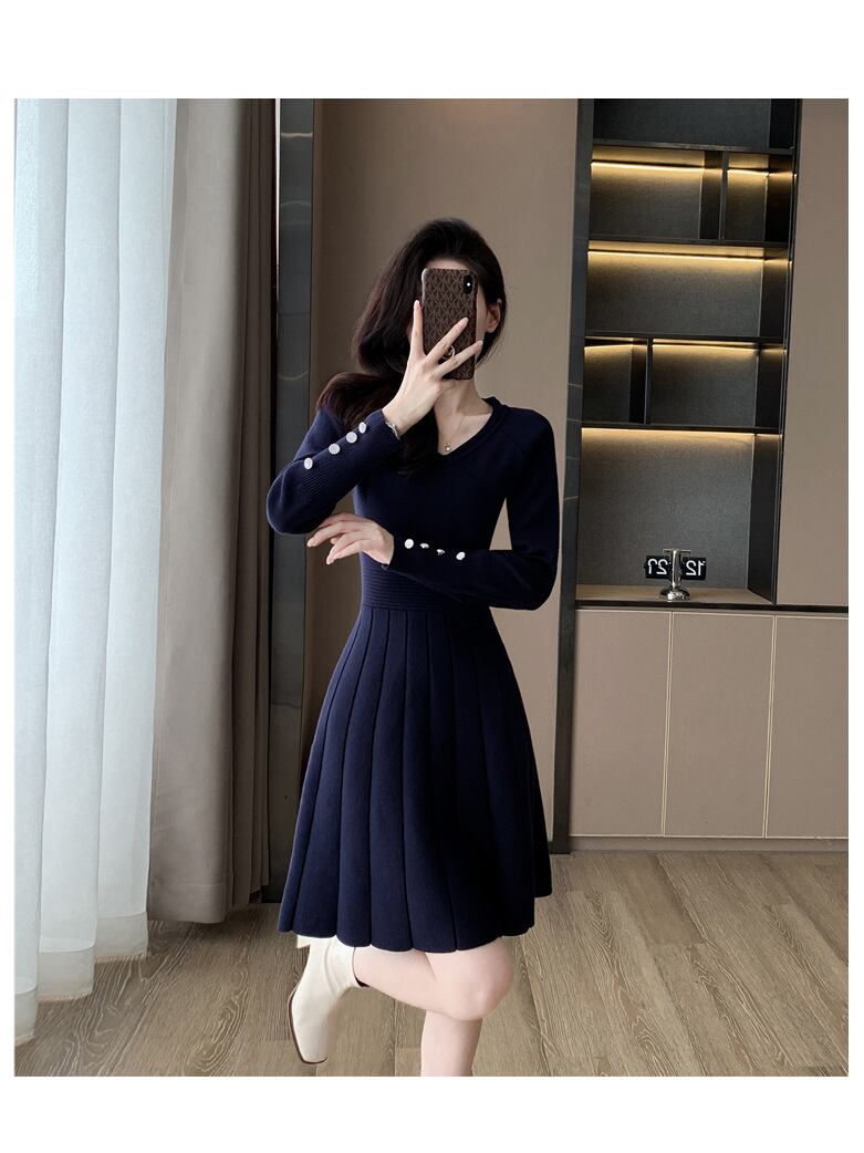 【dress】ニットワンピース　M18909