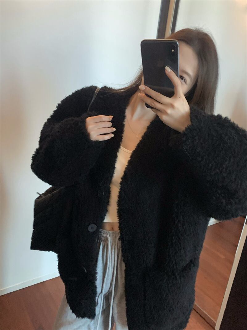 【outer】ラムズウールコート　M27353