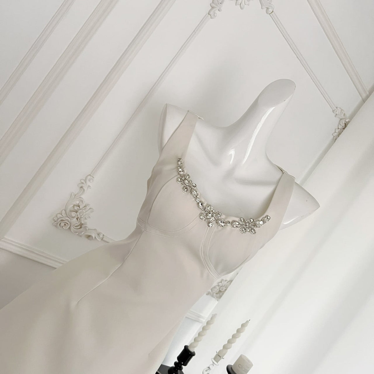 【dress】ビジューデートワンピース　M24371