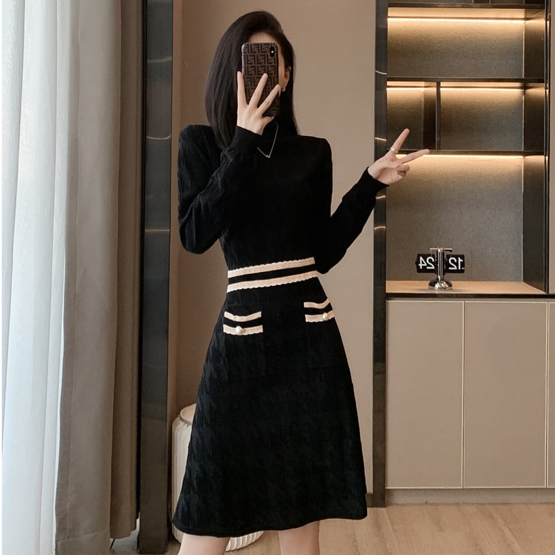 【dress】ニットワンピース　M25422